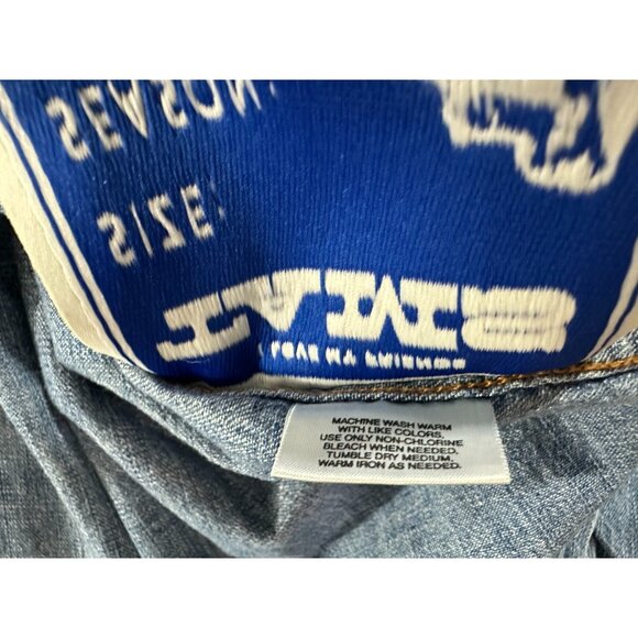 Kids Worldwide Universe Denim Button-Down Shacket sz M NWT $298 11 of 34 - Picture 5 of 8